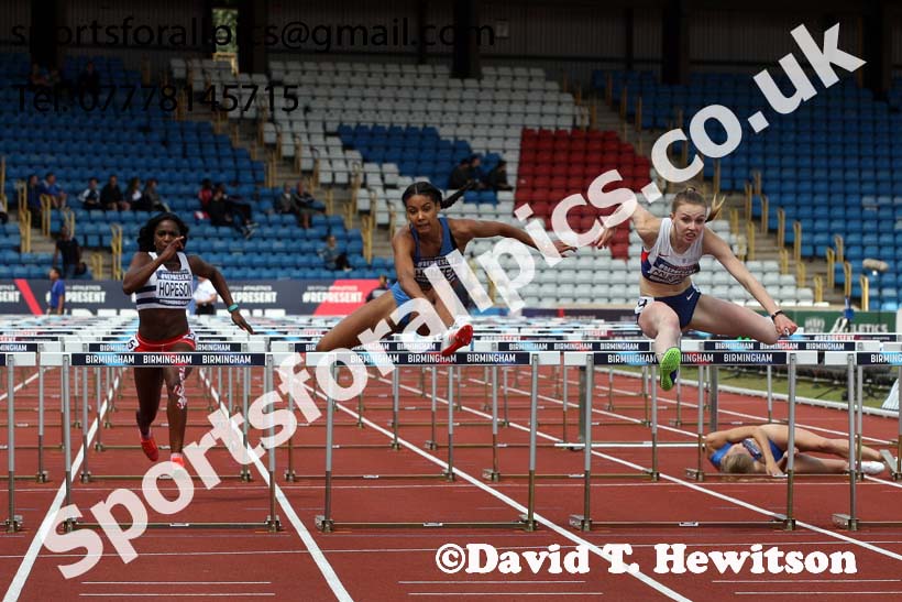 Womens 100 metres hurdles, World Championship Teamm Trials, Alexander Stadium, Birmingham
